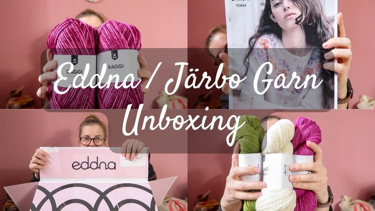 Wooly Unboxing #4 I Eddna, Järbo Garn, schwedische Wolle