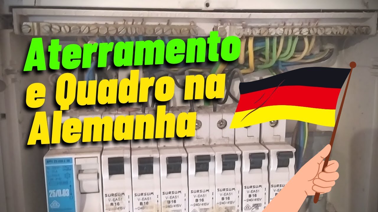 👉 ATERRAMENTO e QUADRO de Disjuntores na Alemanha