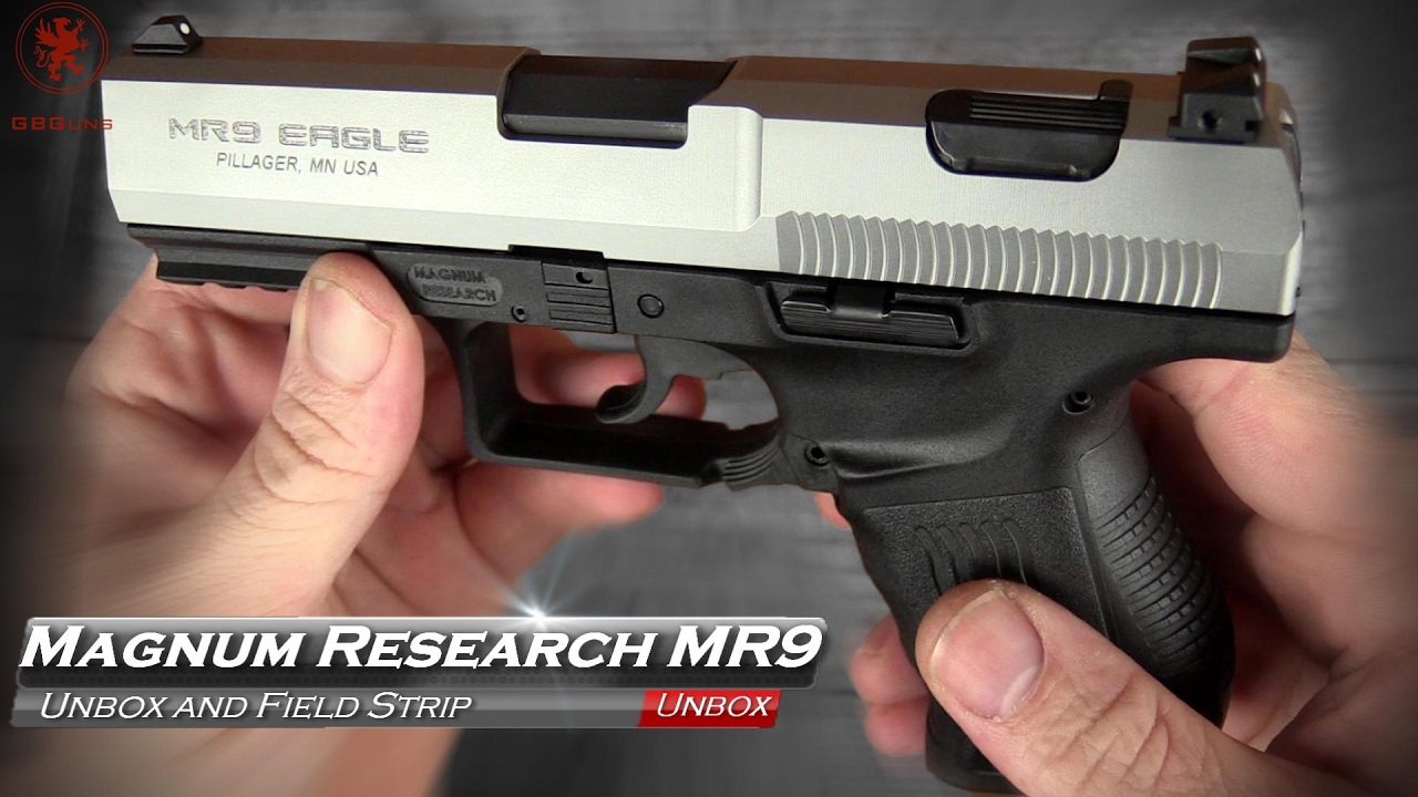 Распаковка и полевая сборка Magnum Research MR9