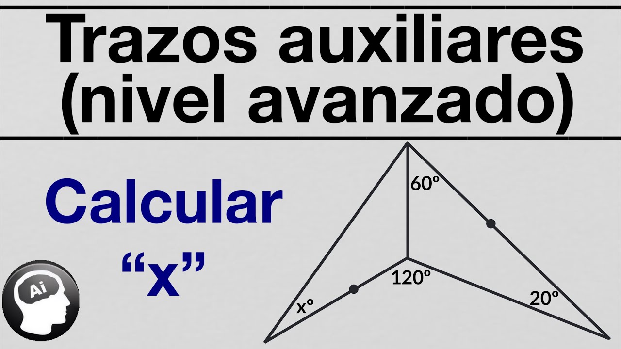 ¿Puedes calcular el valor de x utilizando TRAZOS AUXILIARES en triangulos | NIVEL AVANZADO
