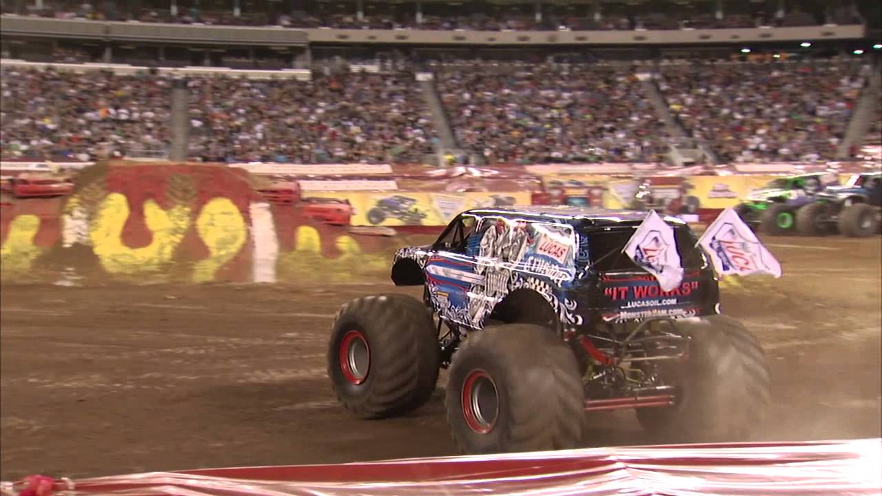 Monster Jam - Lucas Oil Crusader Freestyle from East Rutherford, NJ - Jun 16, 2012
