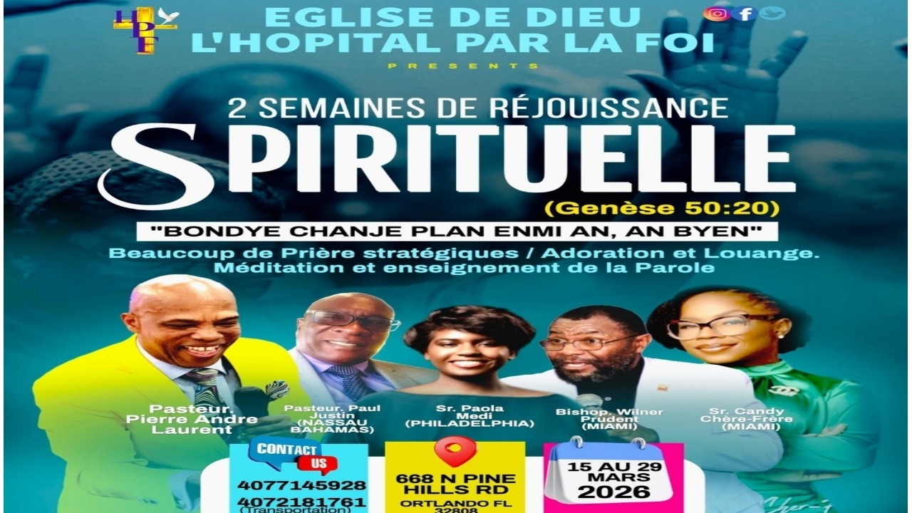 2 SEMAINES DE REJOUISSANCE  SPIRITUELLE