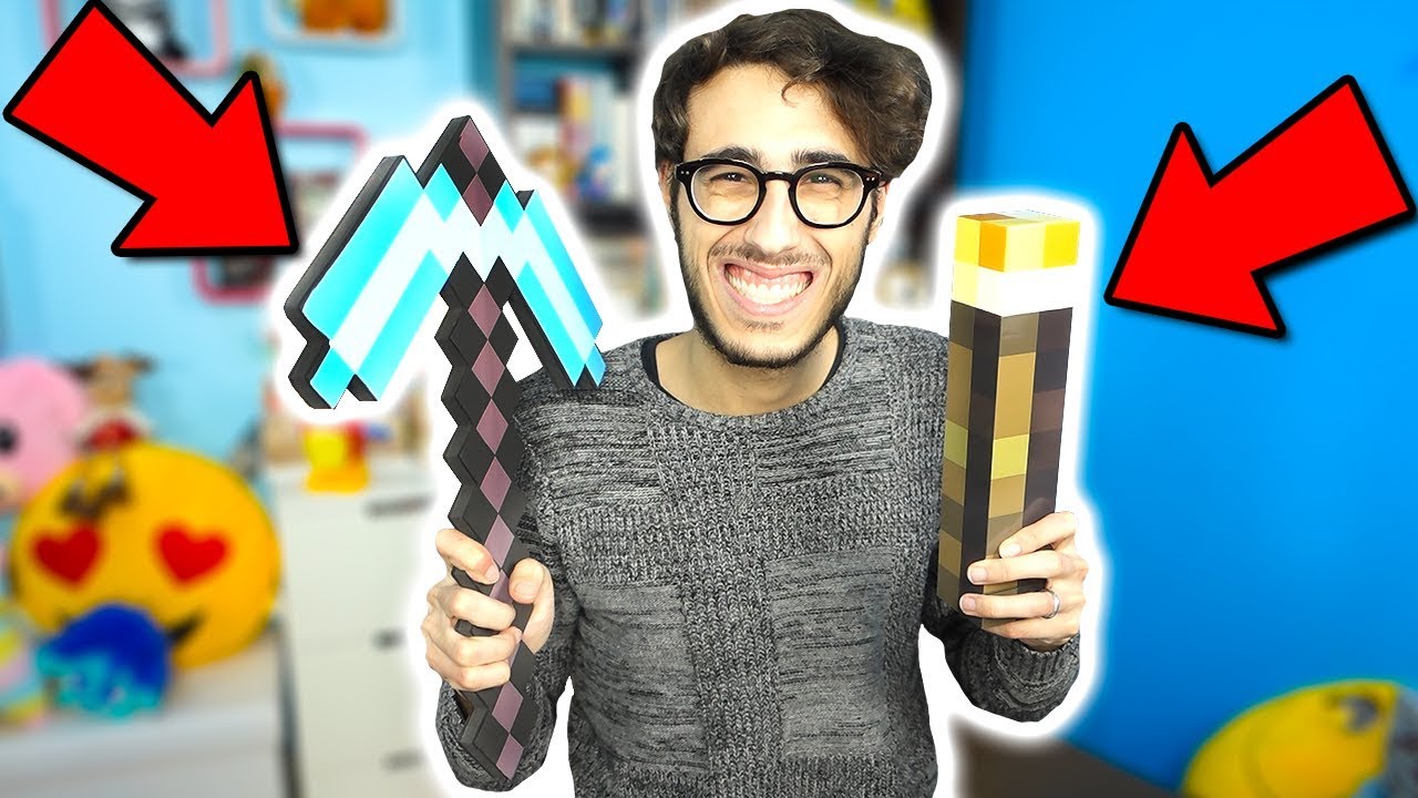 10 OGGETTI DI MINECRAFT NELLA VITA REALE!!