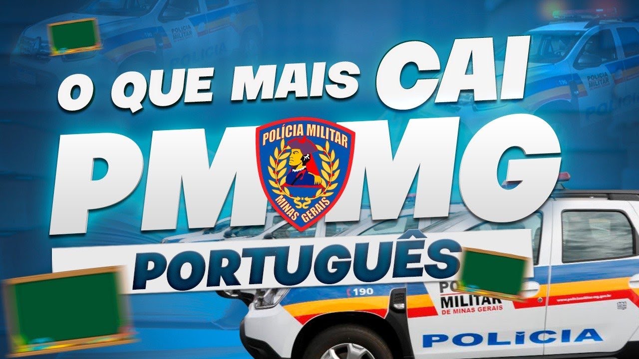 O que mais Cai na PMMG Língua Portuguesa | Atualizado Edital 2023 Banca CRS