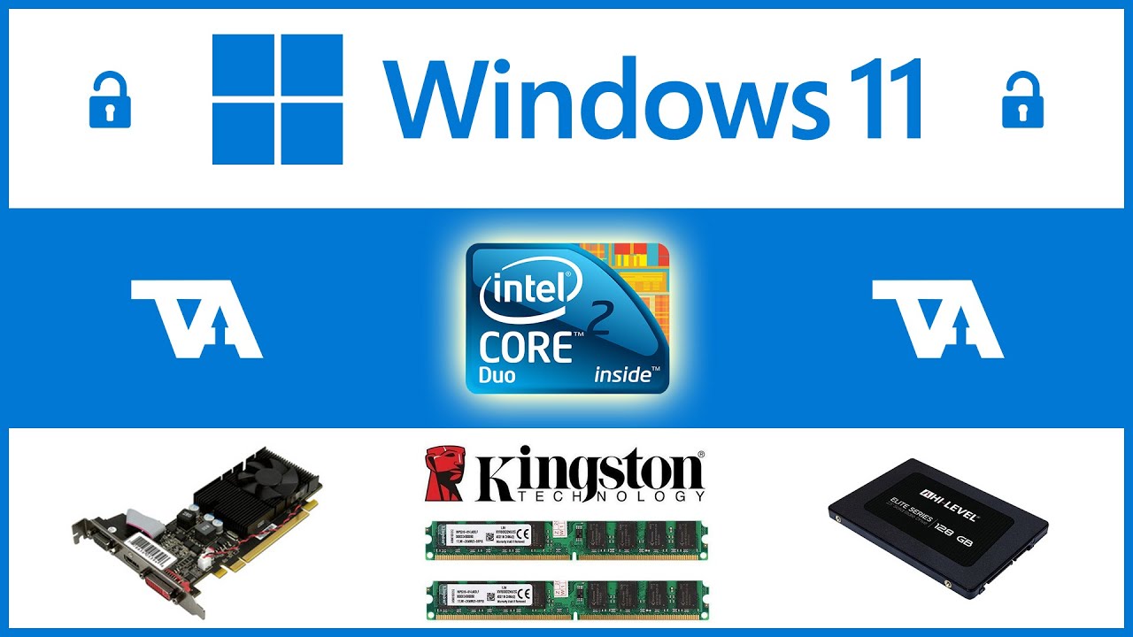 Intel Core 2 Duo E6600 Windows 11 (TPM'siz ve 4 GB RAM)