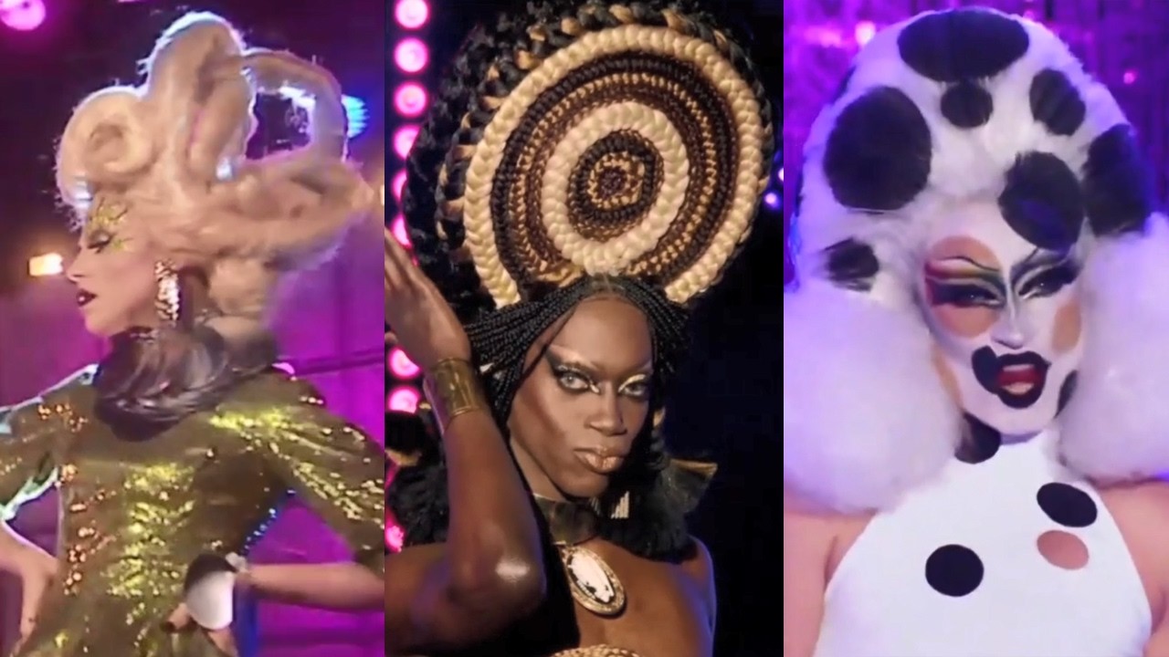 WHEN DRAG RACE QUEENS LOVE WIGS 💇🏻&zwj;♀️
