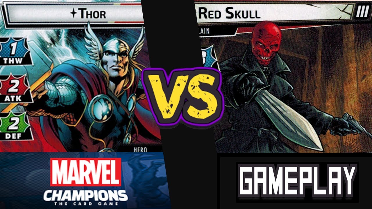 THOR vs RED SKULL (Expert) Marvel Champions Playthrough