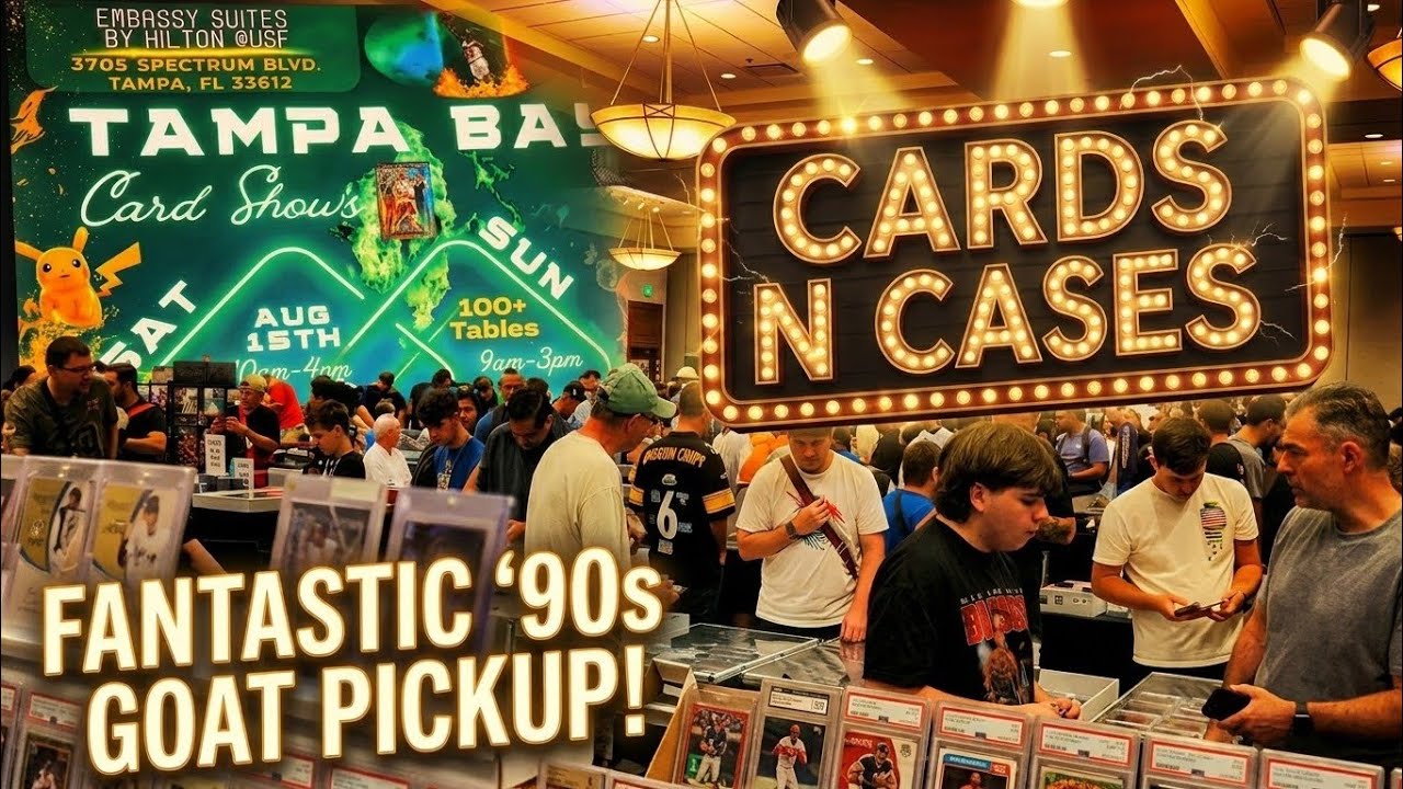 Cards N Cases USF Tampa Bay Area Sports Card Show Let's See how Crazy this Show is? Ultra Pick Up!🤯