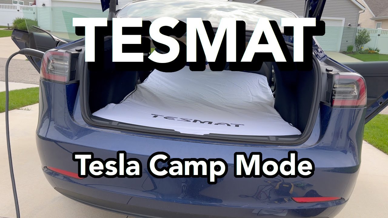 Tesmat Unboxing! - Mattress for Tesla Model 3 - Camp Mode