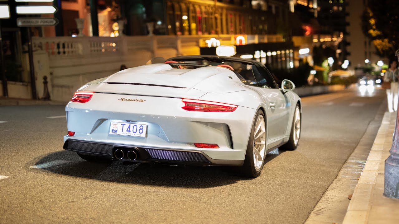 The EPIC Monaco Supercar Nightlife 2020 #3 (991 Speedster, Veyron Vitesse, Hamann Macan, 488 Pista)