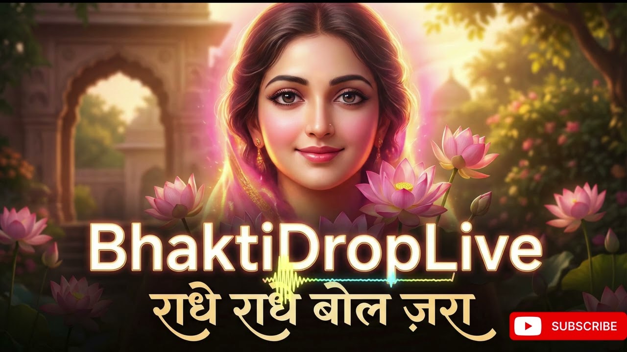 राधे राधे बोल ज़रा 🙏 | Radhe Radhe Bol Zara | BhaktiDropLive | New Krishna Bhajan 2026 #radhakrishna