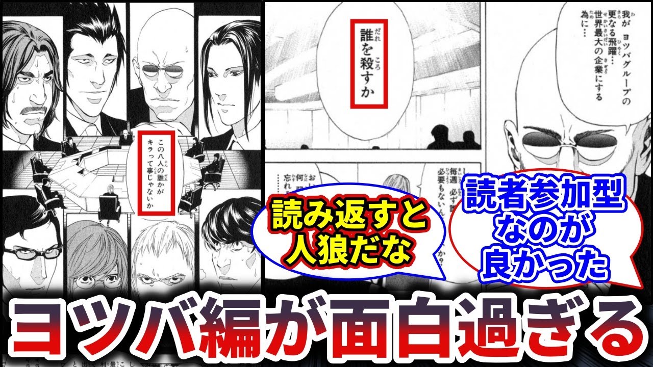 【デスノート】ヨツバ編の死の会議って発想自体は面白かったよね【反応集】
