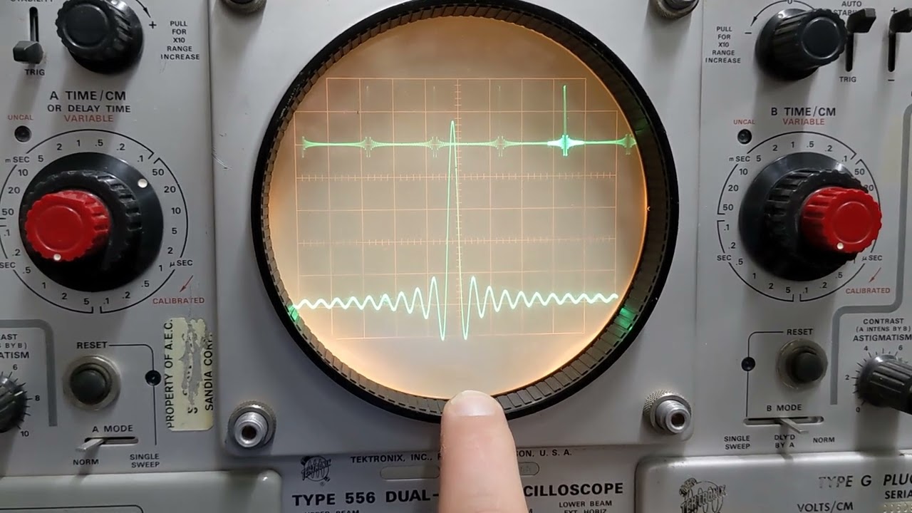 Tektronix 556 demo