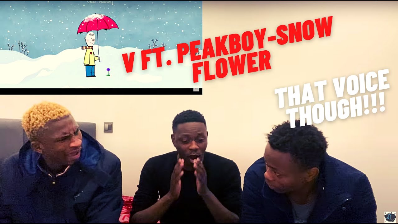 WHAT THE HELL IS V'S VOICE?! SNOW FLOWER (FEAT. PEAKBOY) NEW SONG