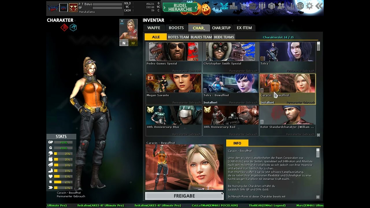 Wolfteam REBOOT HarukaSama Inventory + Top 1 GP