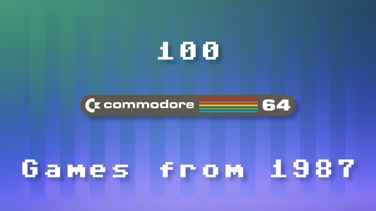 100 Commodore 64 Games from 1987