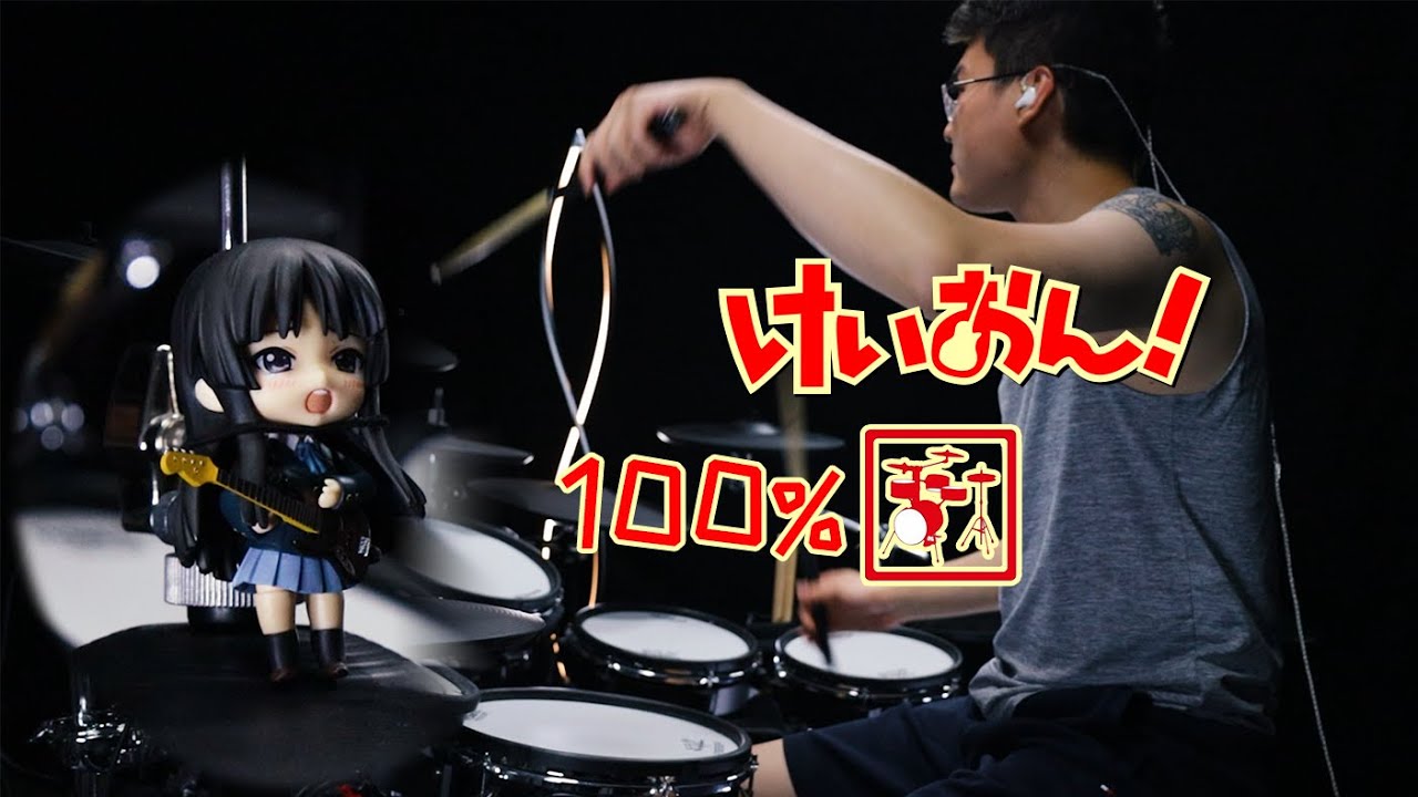 [K-ON] Tenshi ni Fureta yo drum cover