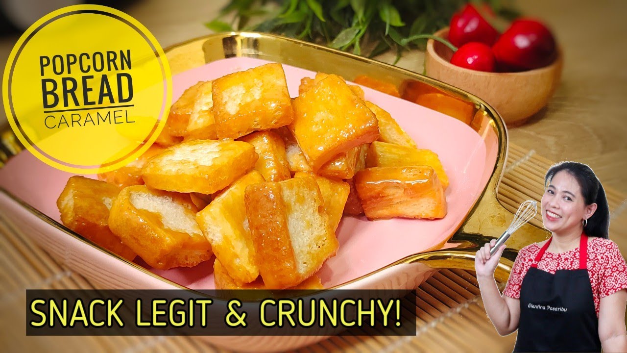OLAHAN ROTI TAWAR ENAK RENYAH LEGIT: RESEP POPCORN BREAD CARAMEL