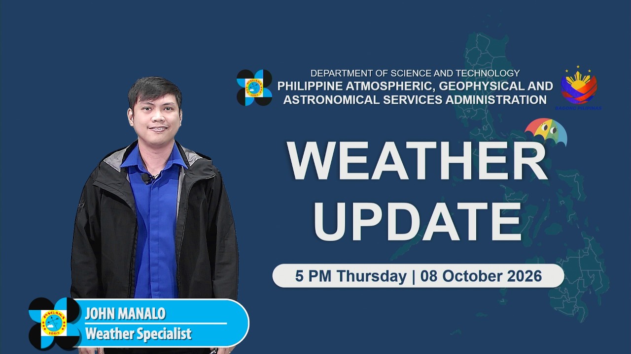 Public Weather Forecast issued at 5:00 PM | October 08, 2026 - Thursday