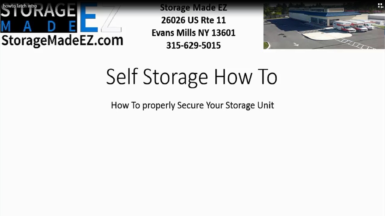 How to Access Your Storage Unit Through our Gate