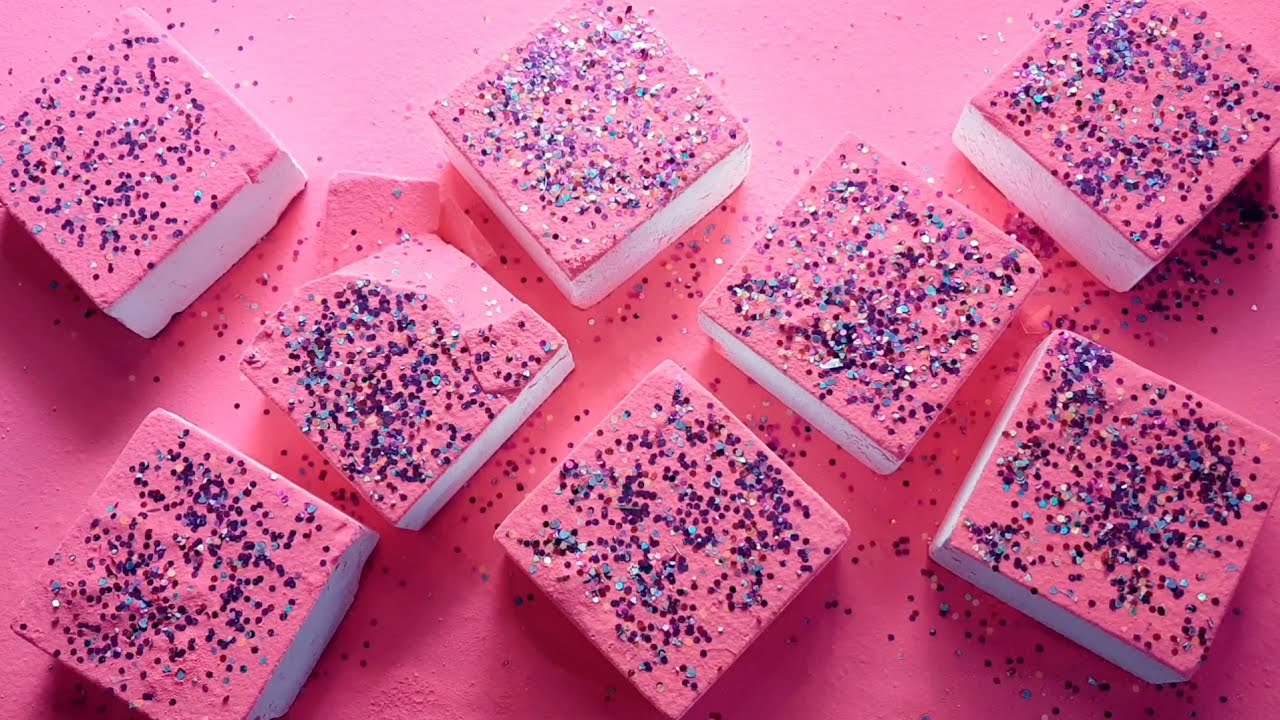 #MayWeatherASMR OC| #freshblockfriday w/ Pink Holi Powder| Dusty, Crunchy & Soft| Please Subscribe💖