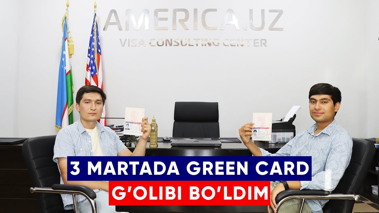 UCH MARTADA GREEN CARD O'YNAB YUTDIM!
