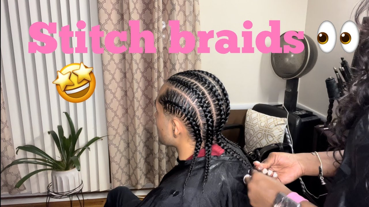 Watch Me Slay These Stitch Braids! ✨