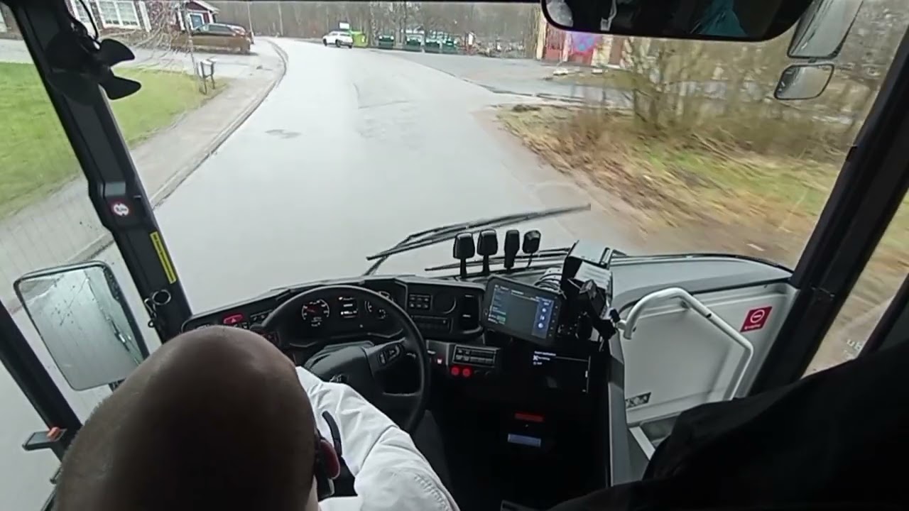 Ryd To Tingsryd | Bus Driving POV