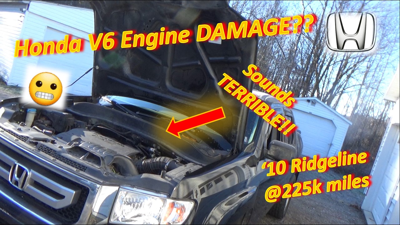 This Honda V6 Engine Sounds TERRIBLE!! Can we SAVE IT?? ('10 Ridgeline)