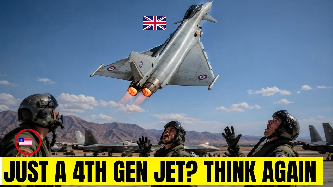 Просто истребитель 4-го поколения? &mdash; RAF Typhoon ошеломил американцев на учениях Red Flag!