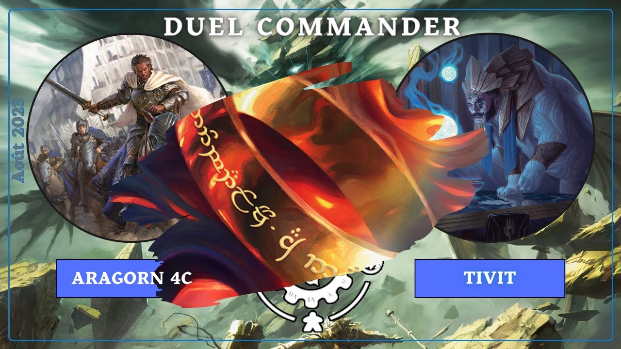 Duel Commander - Aragorn 4C VS Tivit - Bonus The One Ring