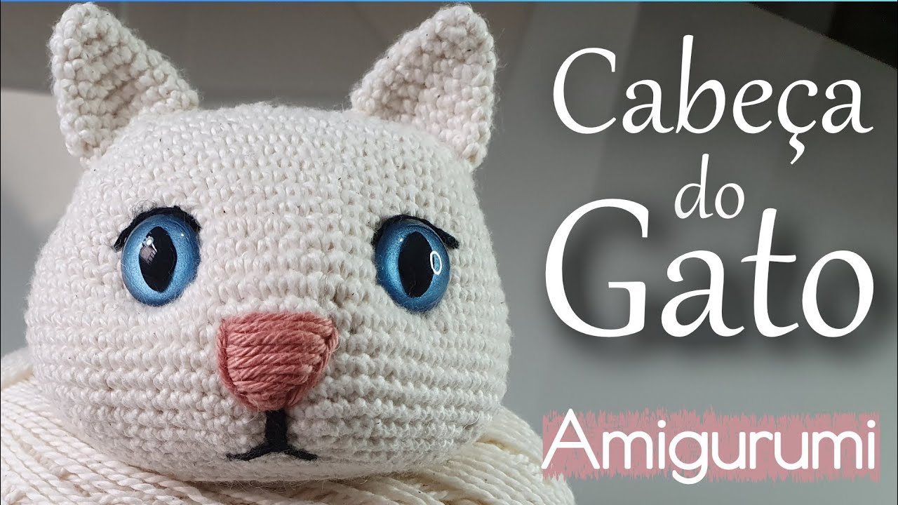 Amigurumi Gatito - Como hacer - Cabeça