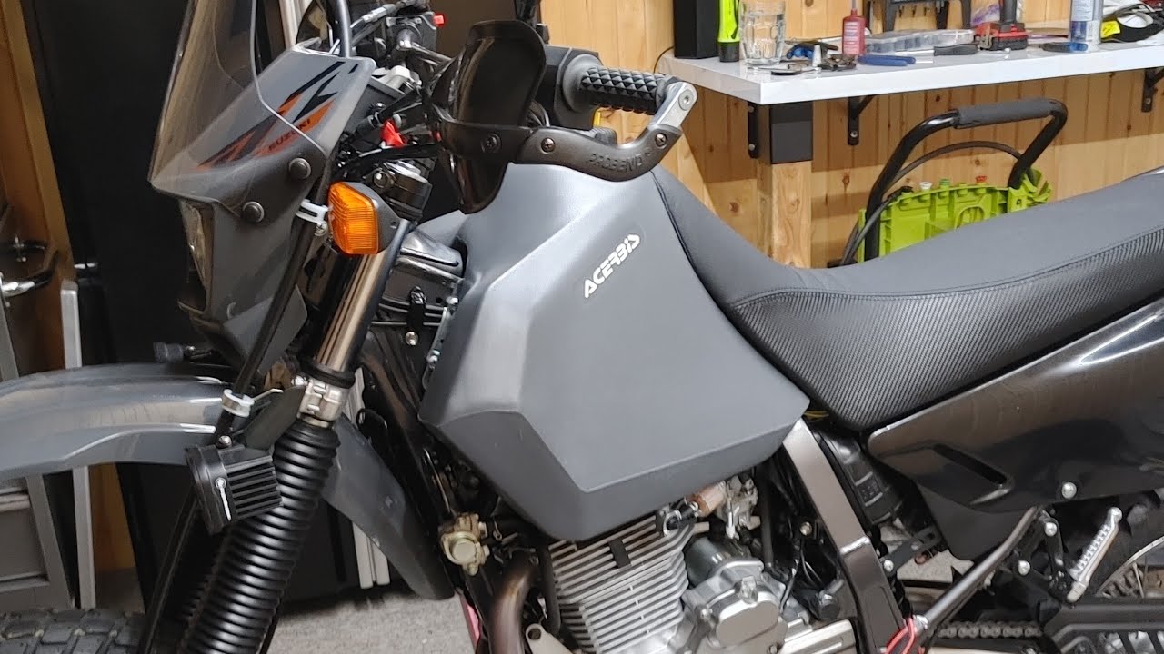 DR650 Acerbis gas tank upgrade! 😎