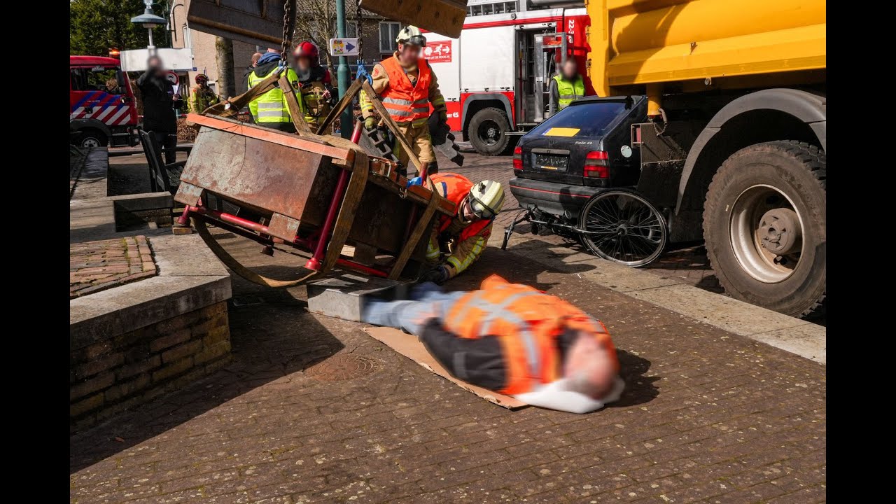 Brandweerwedstrijd in centrum van Lieshout
