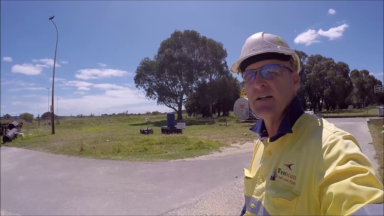 Locating Services: Pipe locating Kwinana Western Australia with GPR