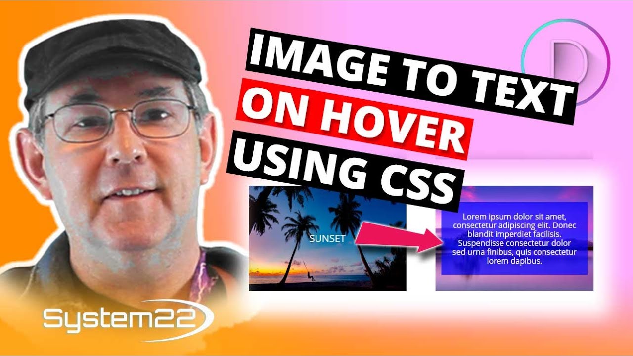 Divi Theme Image To Text On Hover Using CSS 👍👍👍