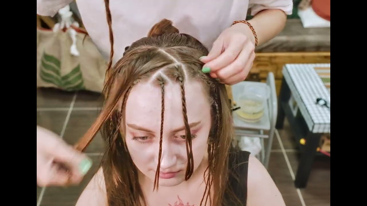 Разметка для кос, дредокудрей, де дред