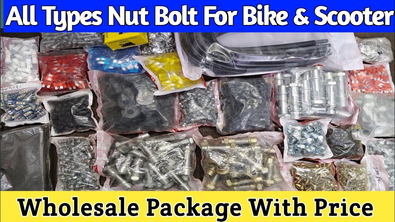 All Types Full Body Nut Bolts For All Bikes | Wholesale Pack And Price | Real Auto Santosh ||
