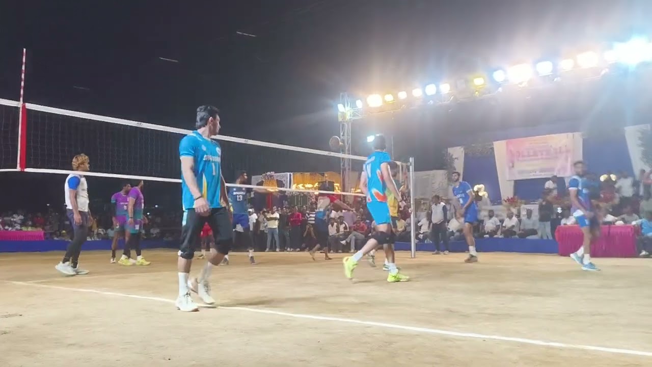 #raniganj all india volleyball tournament set-1 Hussain xi vs estern railway 🏐
