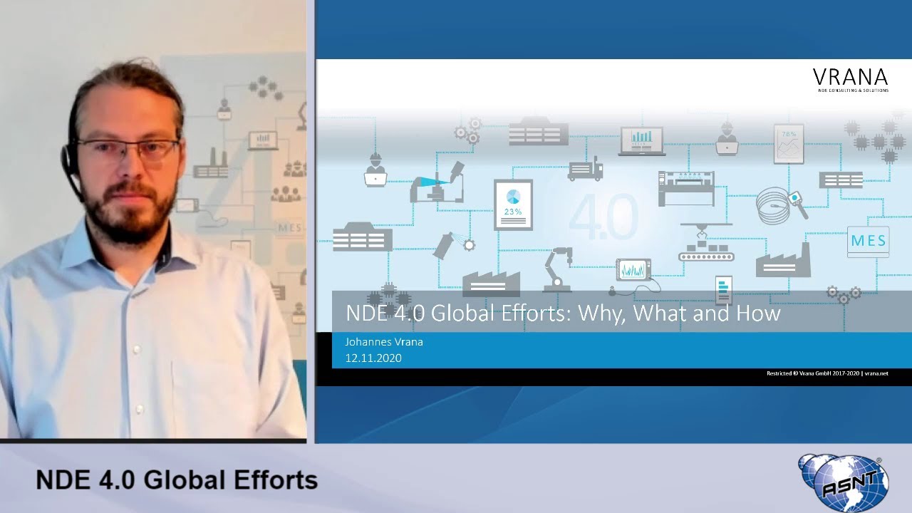 ASNT Annual Conference 2020: NDE 4.0 Global Efforts