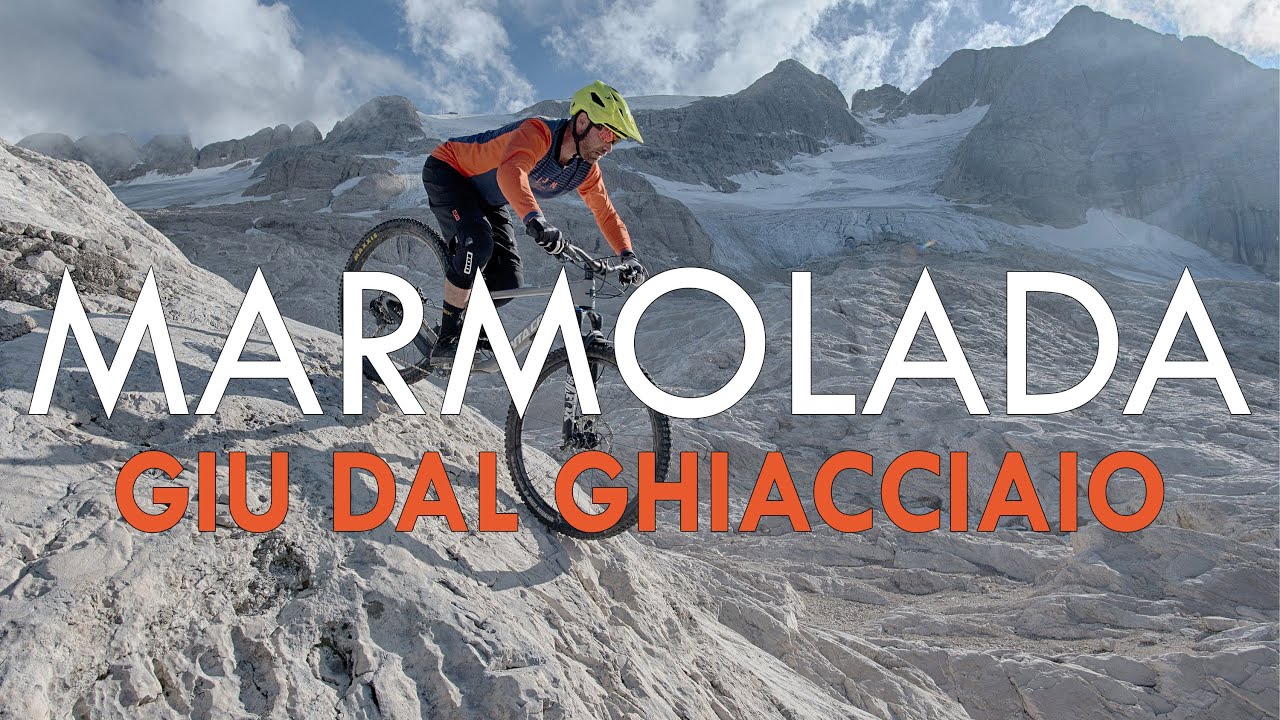 Marmolada MTB giù dal ghiacciaio