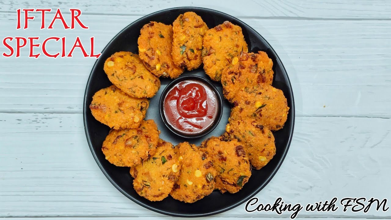 😋Crispy Chana Dal Vada | Ramadan Special Dal Vada Recipe | Paruppu Vadai Recipe by @CookingwithFSM 