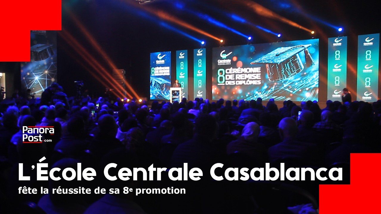 L’École Centrale Casablanca fête la réussite de sa 8ᵉ promotion
