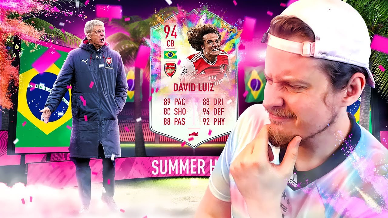 САМЫЙ ДОРОГОЙ ЦЗ! ОБЗОР ИГРОКА 94 SUMMER HEAT DAVID LUIZ! FIFA 20 Ultimate Team