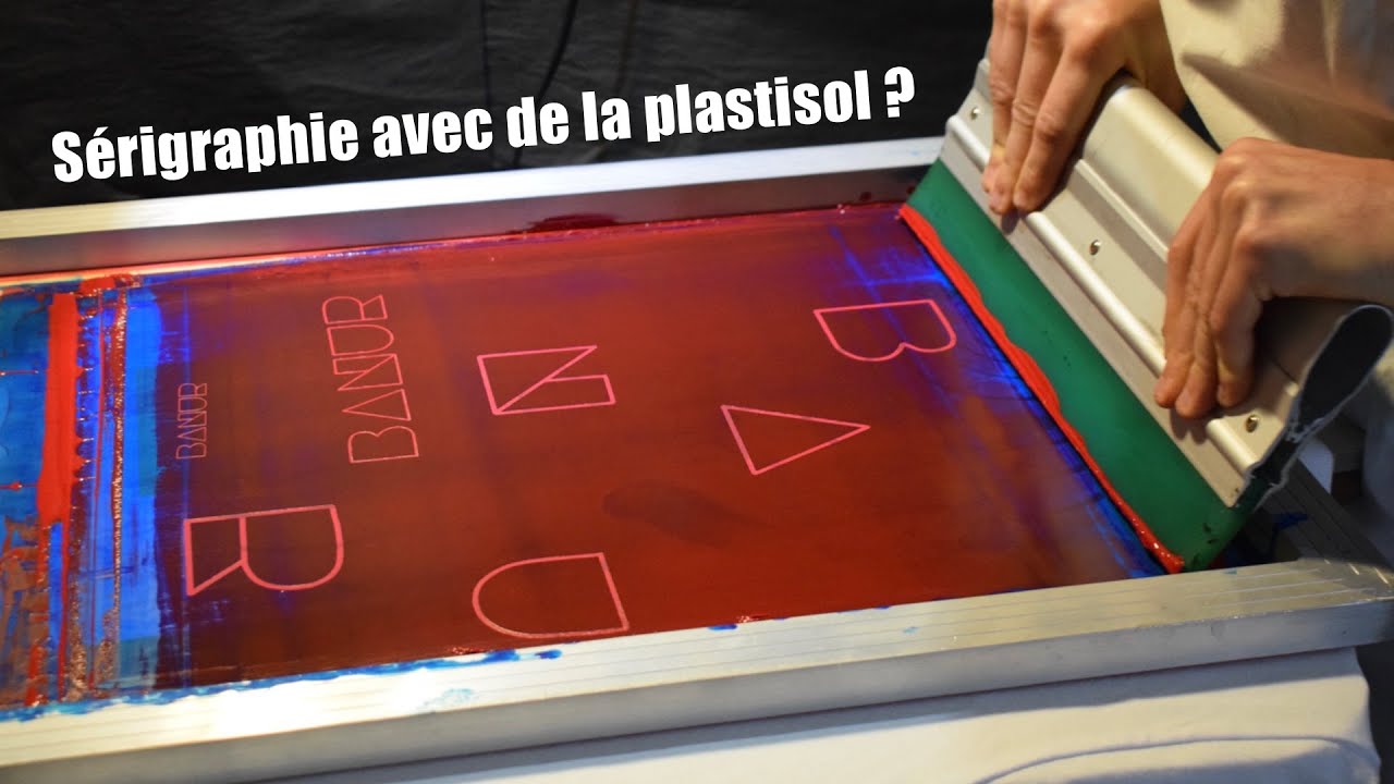 Faire de la sérigraphie avec de l'encre Plastisol!
