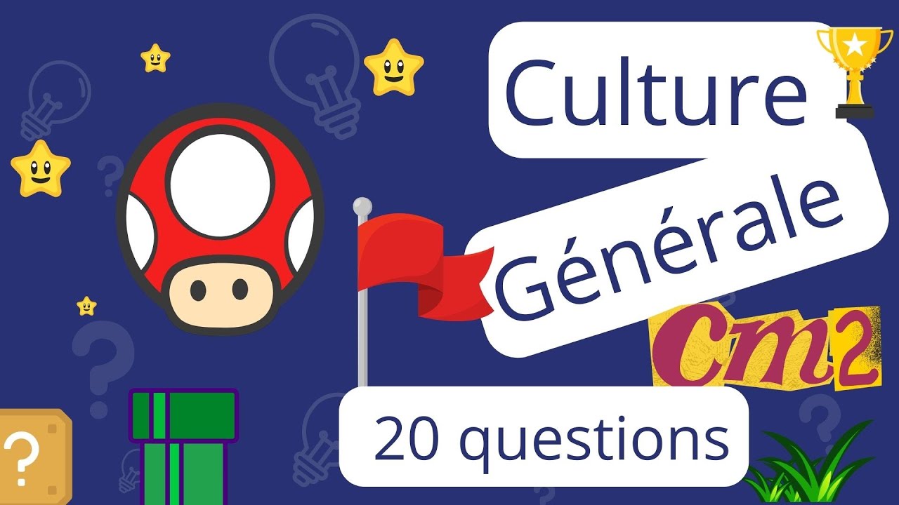 Quiz pour les enfants  niveau CM2