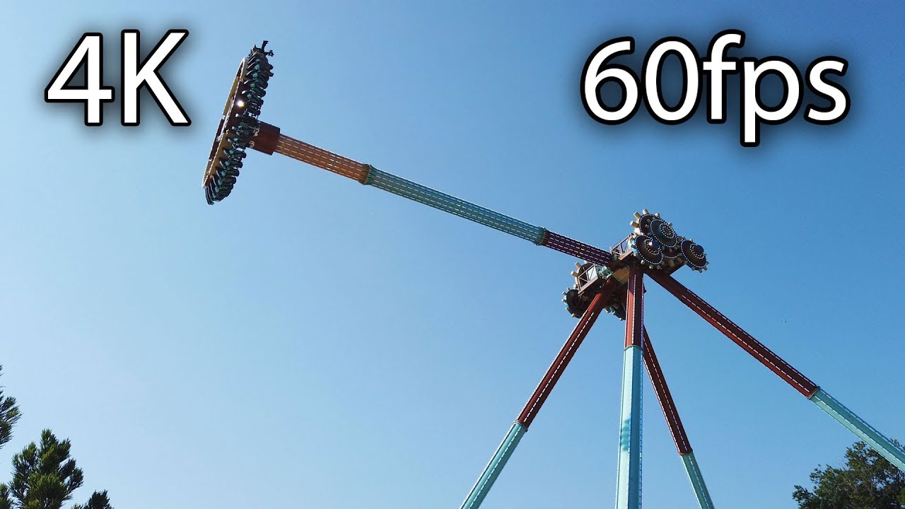 Pandemonium 4K off-ride @60fps Six Flags Over Georgia