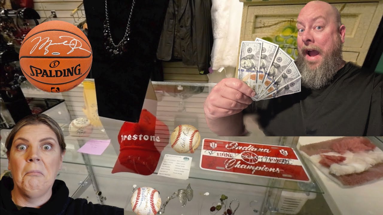THRIFT SHOP Hunt Uncovers AUTOGRAPH STASH - Real or Fake ??