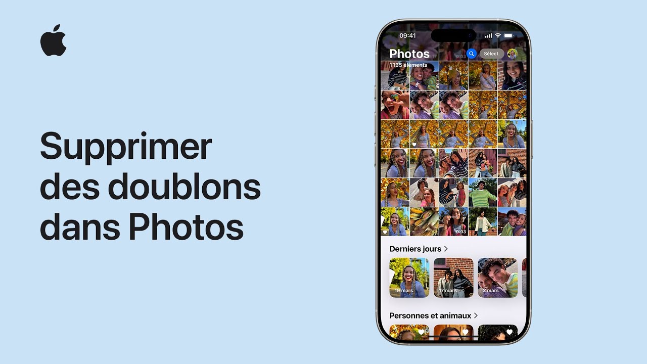 Supprimer des doublons dans Photos sur l’iPhone | Assistance Apple