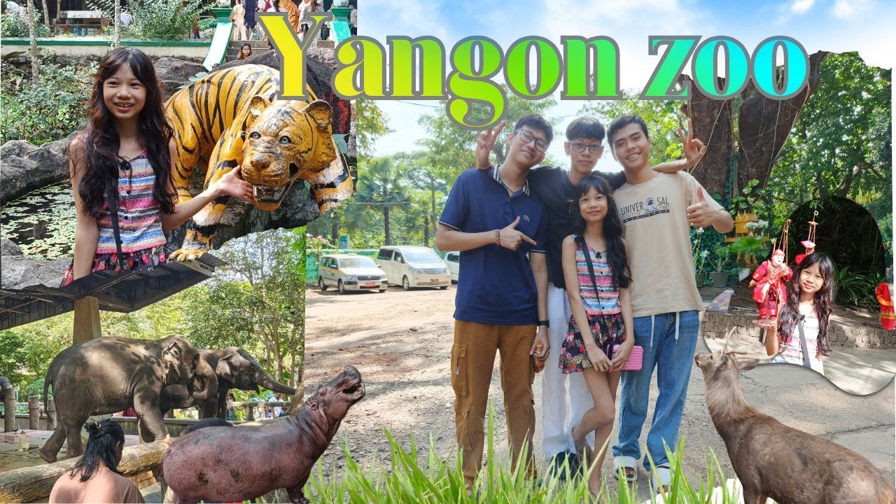 Yangon Zoo - Wendy နဲ့ တိရစ္ဆာန်ရုံအတူတူသွားကြမယ်